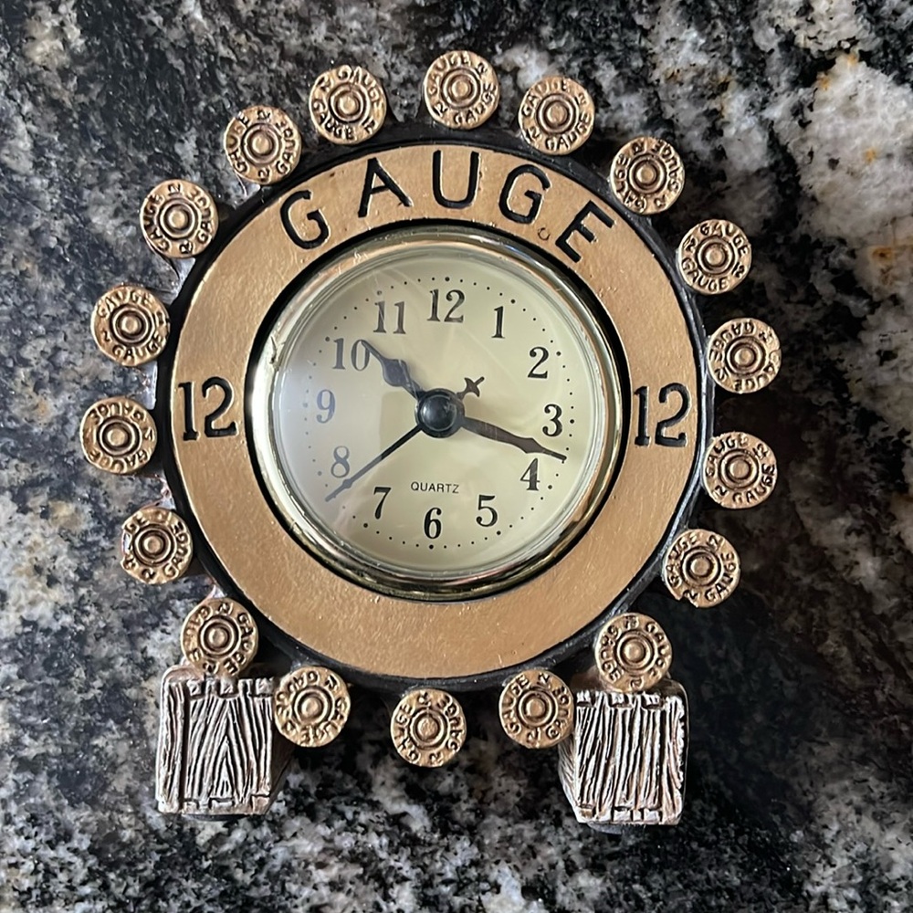 12 Gauge Shotgun Shell Clock
